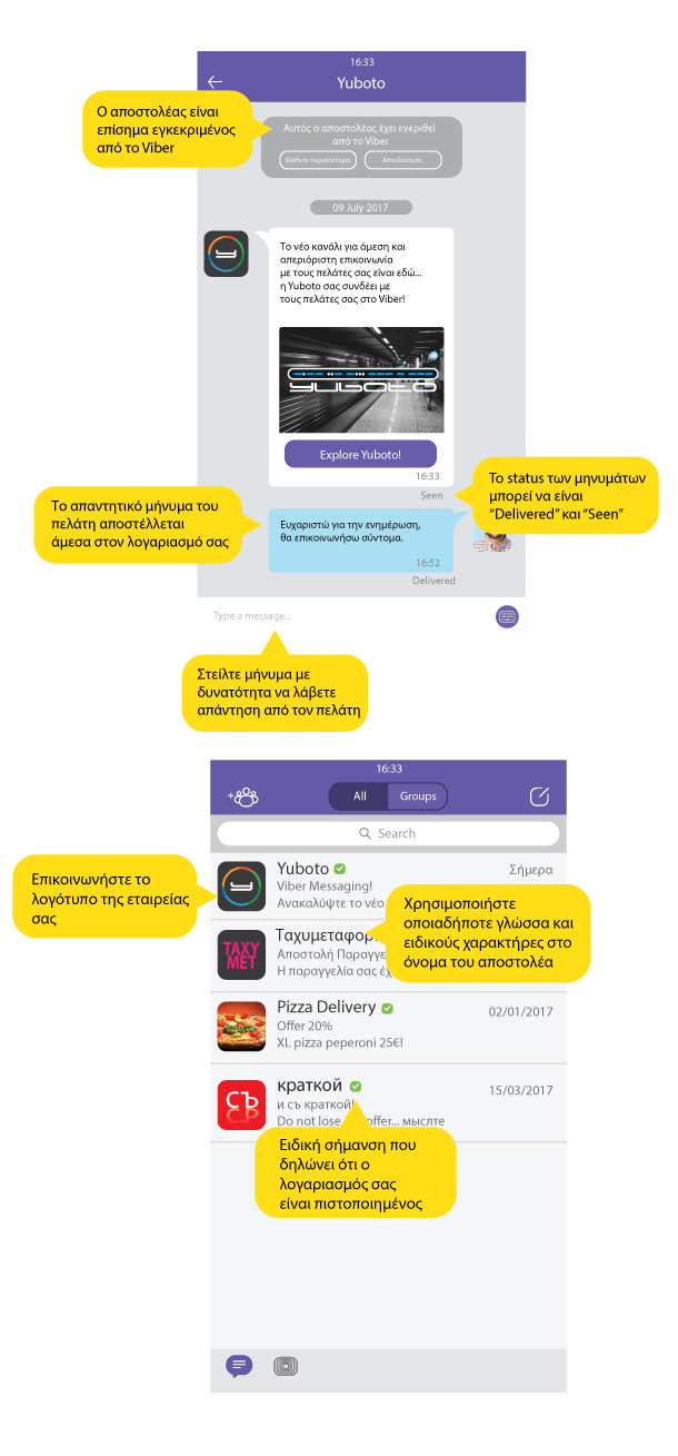 Viber Messaging by Yuboto