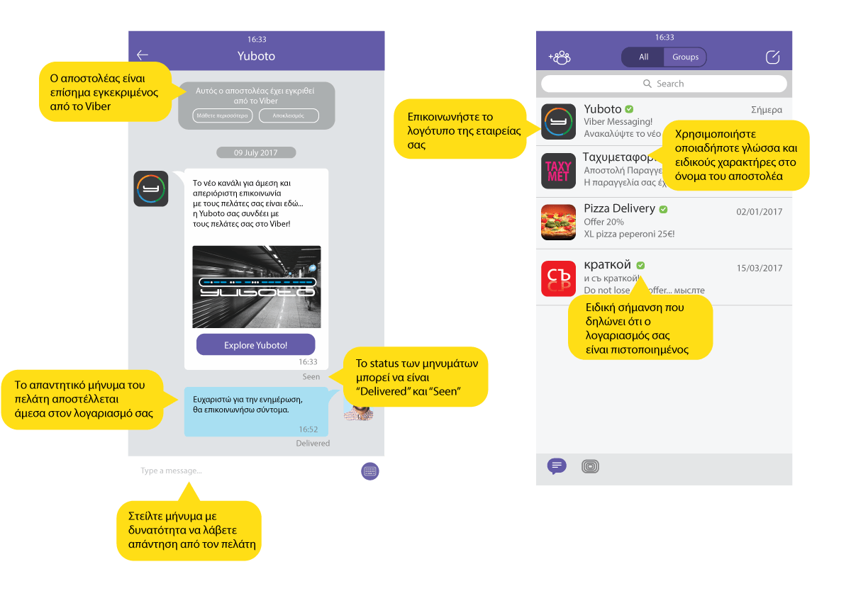 Viber Messaging by Yuboto